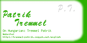 patrik tremmel business card